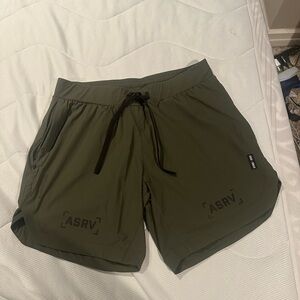 ASRV Army Green Performance Shorts